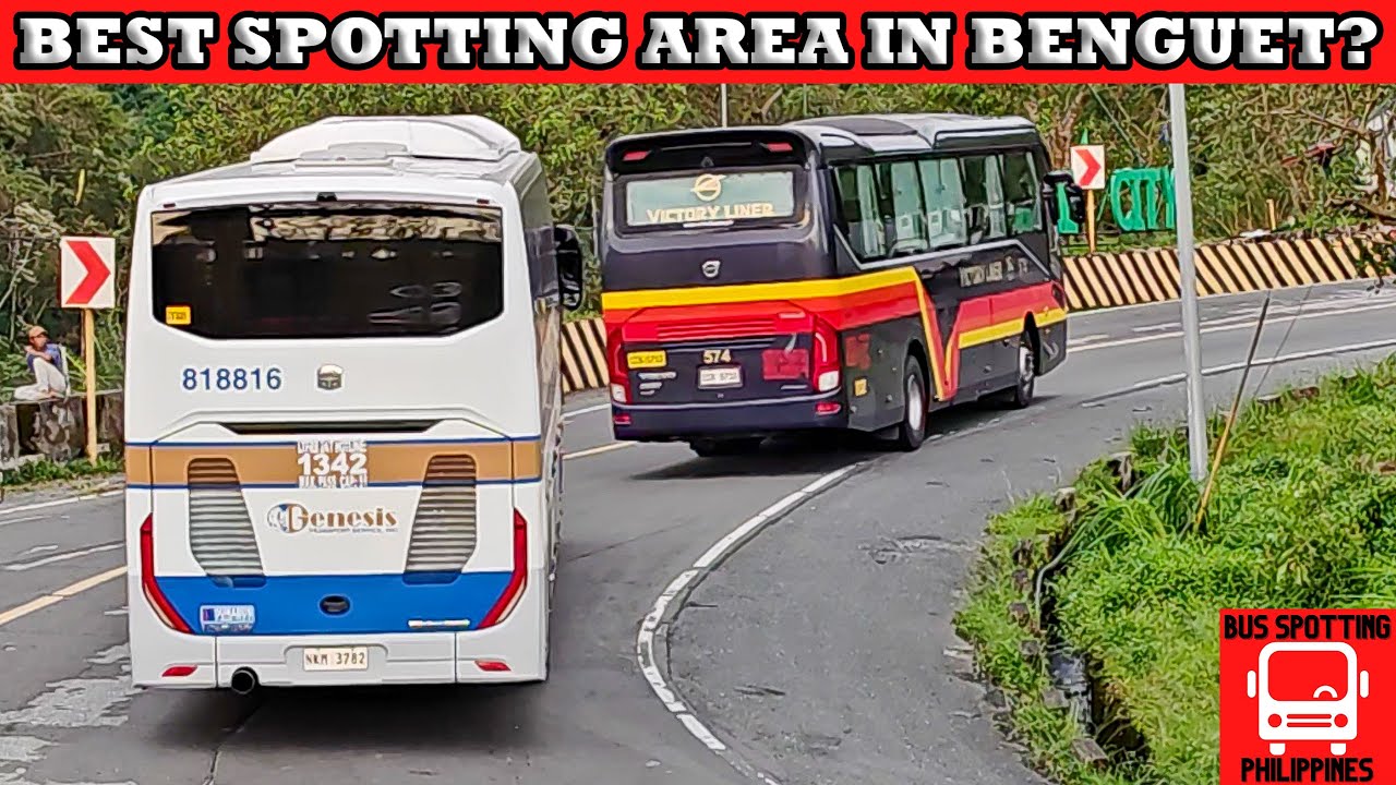 IS THIS THE BEST SPOTTING AREA IN BENGUET? MARCOS HIGHWAY BUS ACTION