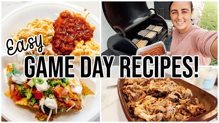 Game Day Style Food + Appetizers | Easy Desserts for Fall!