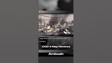 COD 4 Map Reviews Ambush #callofduty #cod4 #gaming #cod #callofdutyvideos