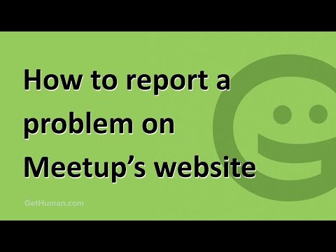 How to get customer help on Meetup.com's website