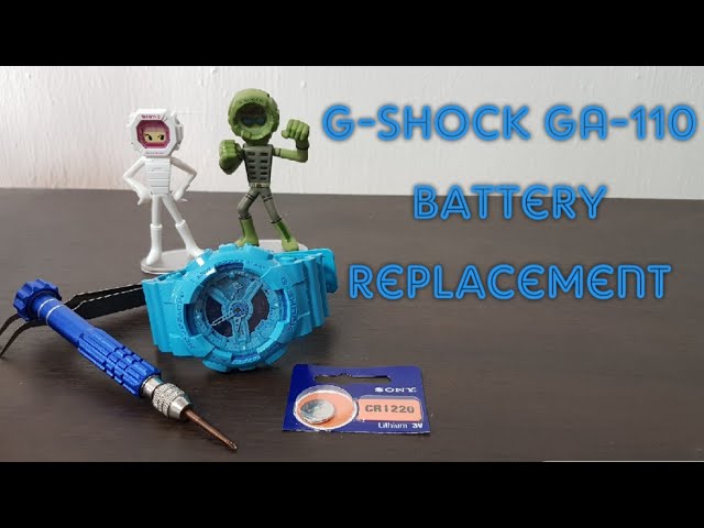 G Shock Ga100 Battery Replacement Youtube