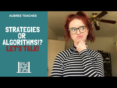 Letstalk Math Strategies or Algorithms? Let’s Talk Math - YouTube