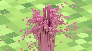 The Most Satifying ASMR Rigid Body Simulations in Blender #oddlysatisfying #asmr #shorts #minecraft