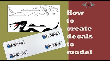 How to create decals to model