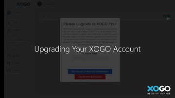 Upgrading Your XOGO Account