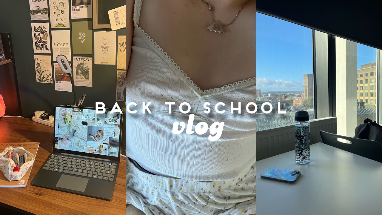 first week of college 6AM mornings, new classes, working out, studying