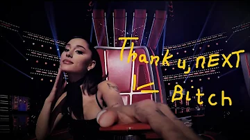 Ariana Grande and Her "thank u, next" Button - The Voice 2021