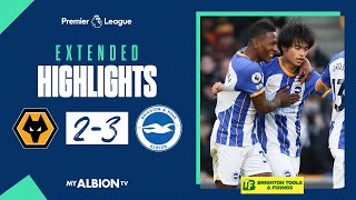 Extended PL Highlights: Wolves 2 Albion 3