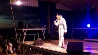 ELVIS ON STAGE AT TRESTRAOU/ JUILLET 2014/THANKS MELVILLE BOUVEZ