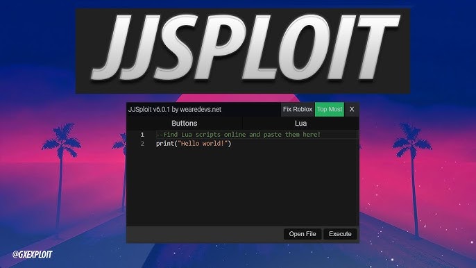 wearedevs JJSploit V6.0.1 [2023] 100% WORKING