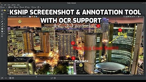 Ksnip: Screeenshot & Annotation Tool with OCR Support