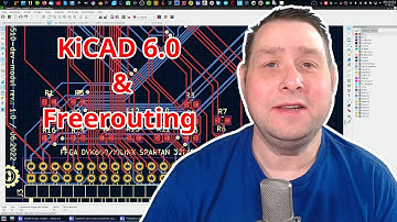 Autorouting in KiCad 6 mit Freerouting.