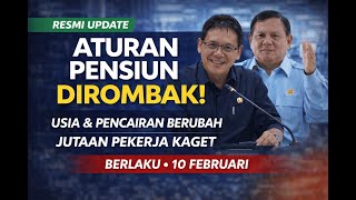 Resmi! Usia Pensiun Diubah, Rencana Hidup Jutaan Pekerja Indonesia Terancam