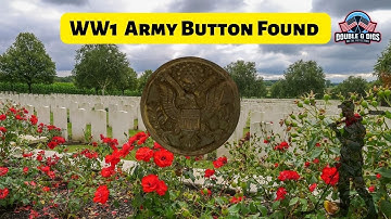 Metal Detecting - WW1 Army Button Found With XP Deus II