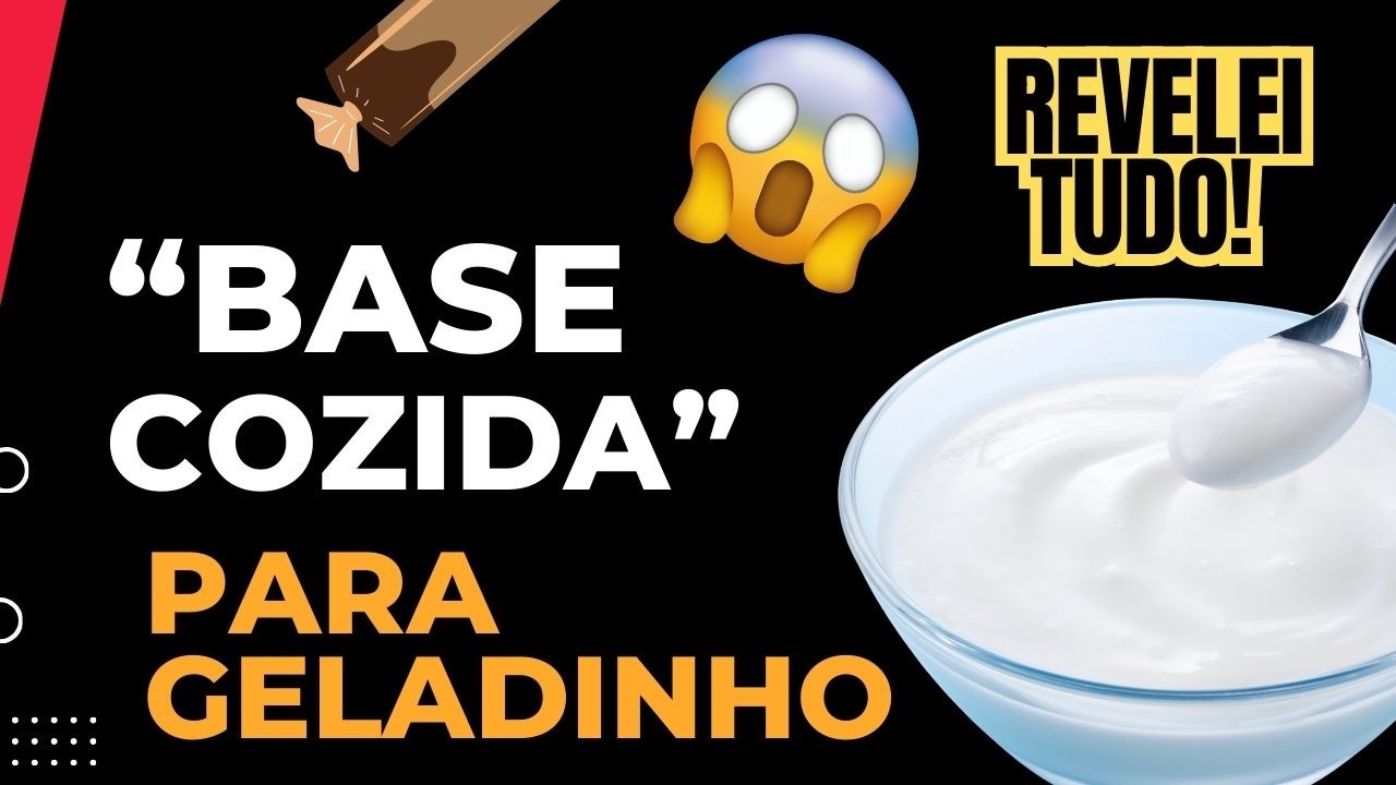 REVELEI 4 MODOS DE FAZER A CHAMADA BASE COZIDA PARA GELADINHO GOURMET!