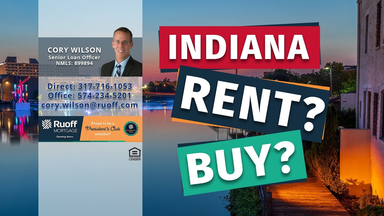 INDIANA Housing Market Renting vs Buying Which is best? Cory