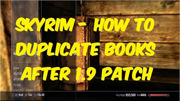Skyrim How To Duplicate Oghma Infinium Books (And Other Books)