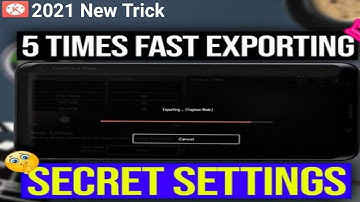 How To Increase Kinemaster Export Speed | Kinemaster Slow Export Problem Hindi