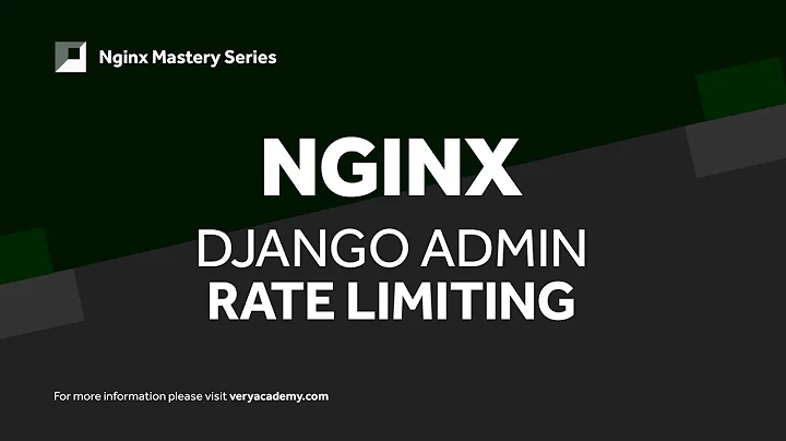 Nginx | Django Admin Login Rate Limiting