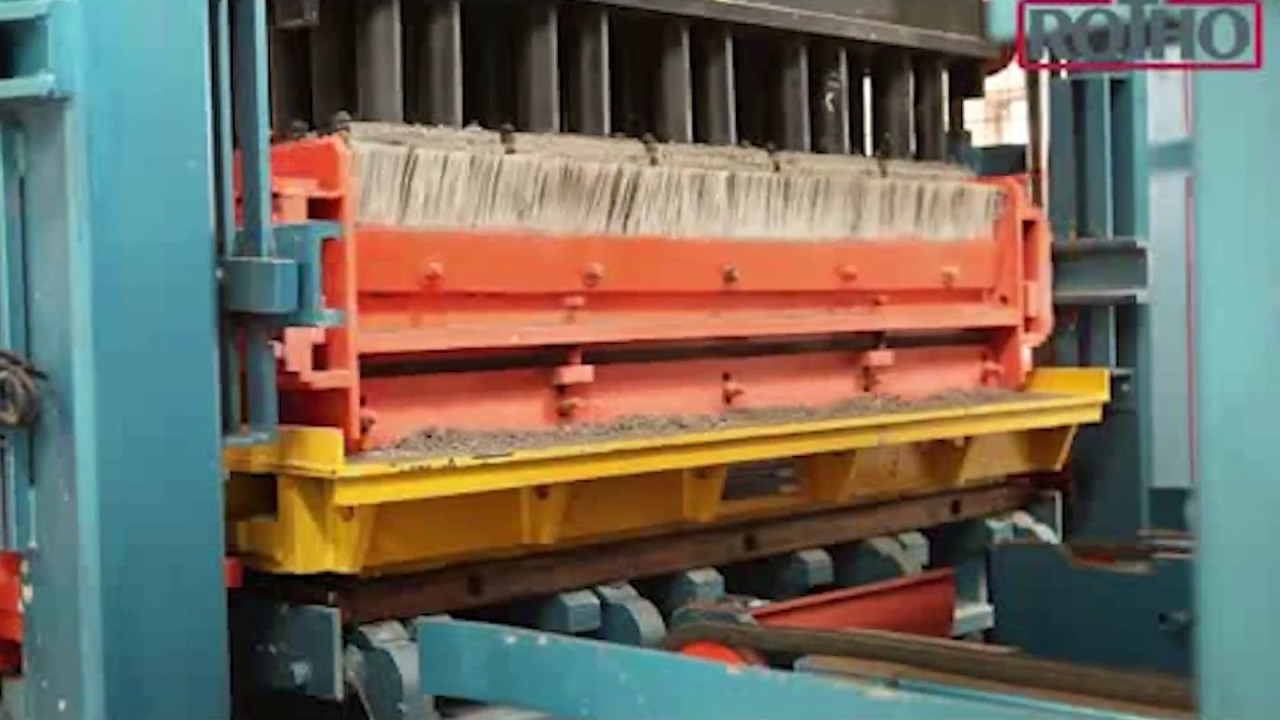 RT9 FLy Ash Brick - Paver - Block Making Machine Ghaziabad, India - YouTube