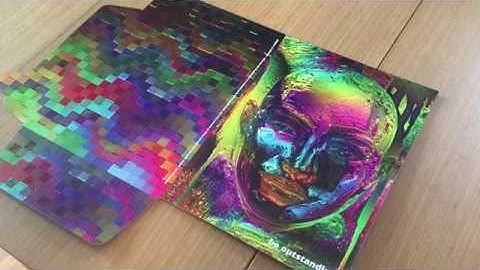 A4 Business Presentation Folders online for business with spot gloss uv varnish