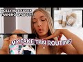 TRYING THE NEW MOLLY MAE FILTER TAN DROPS + Fake Tan Routine
