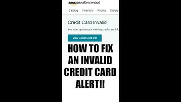 How To Fix Invalid Credit Card In Amazon Seller Central Account - Updating Charge Method