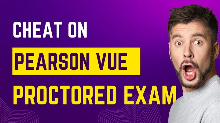 How to cheat on Pearson Vue Proctored exam !!