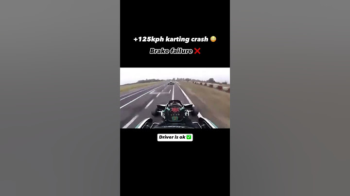 Karting Crash Brake Faliure🫣