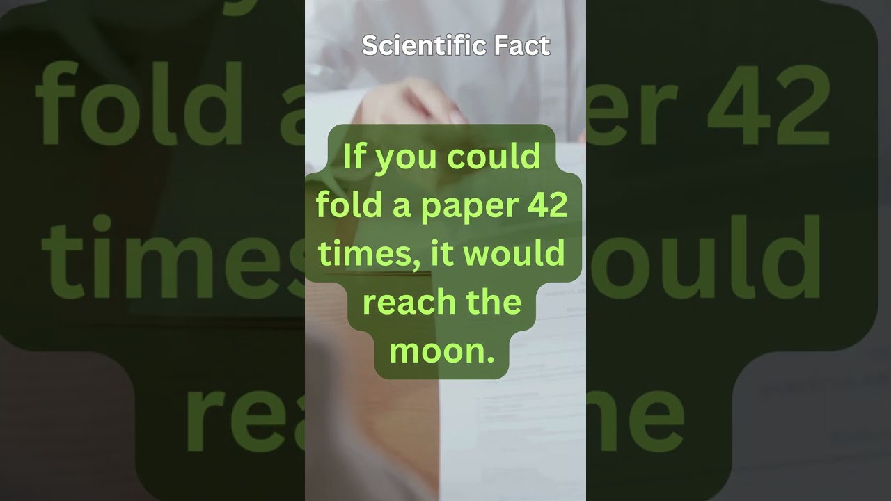 Scientific Facts- Paper folding 