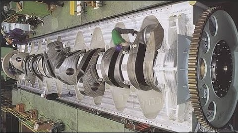 Process Large Crankshaft Processing Amazing, Most Satisfying Production Processes On Another Level