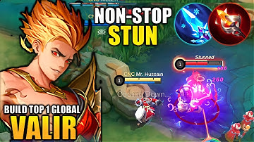 100% ANNOYING VALIR! NonStop Stunning Enemies | Build Top 1 Global Valir | Mlbb