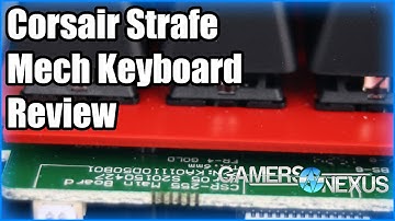 Corsair Strafe Gaming Mechanical Keyboard Review - MX Red