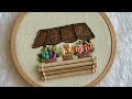 DIY Hand Embroidery for Beginners ❤️ Flower Shop Embroidery Made With Paint, Thread &amp; Bamboo😍