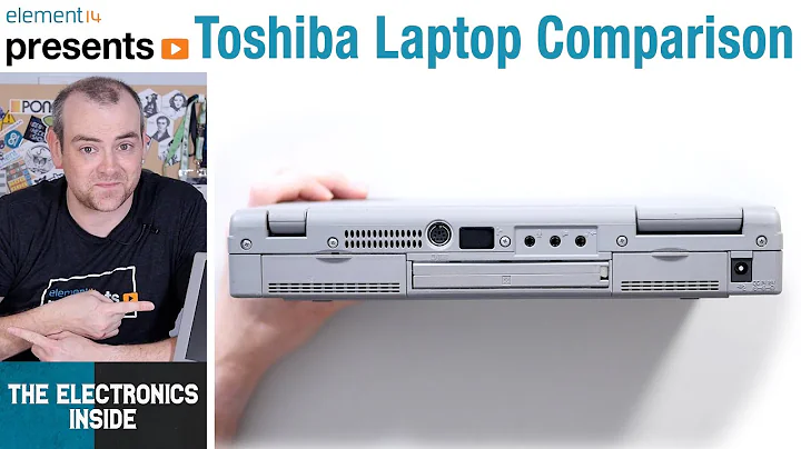 90's Toshiba Laptop Comparison - The Electronics Inside