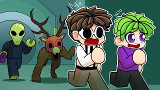 We Raid Aliens Mothership in 99 Nights in the Forest | Roblox!