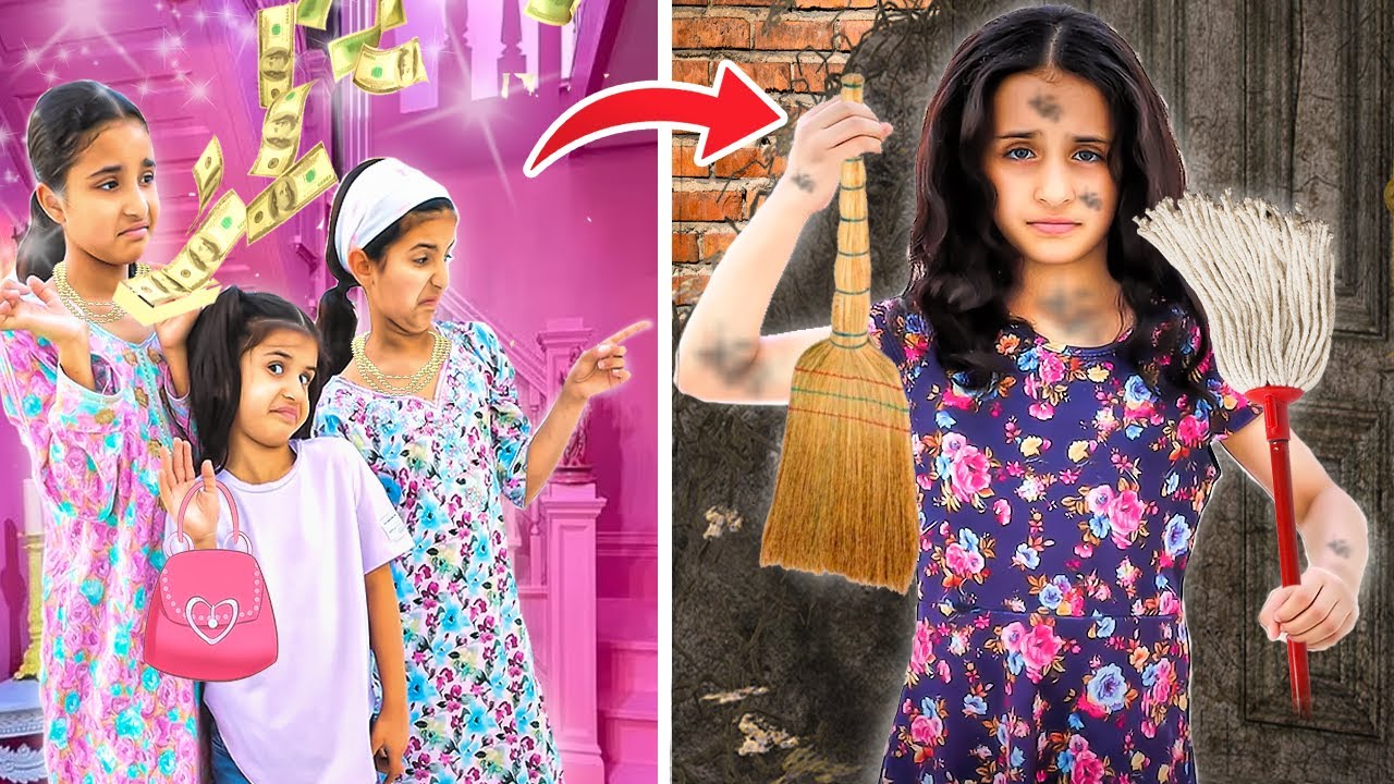 Бедная девушка работает на богатую семью! — Girls' Talk