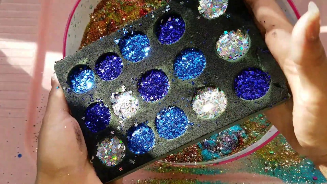 2 Soaked Foam Glitter Palettes | Crushing