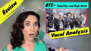Vocal Coach Reacts BTS - High Notes and Falsettos | WOW! They are...