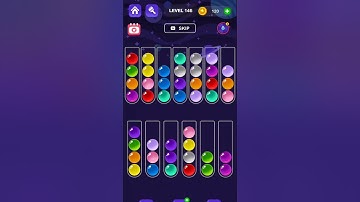 Ball Sort Master Game Level - 146 Without Boosters | Puzzle Games #entertainment #puzzle #games