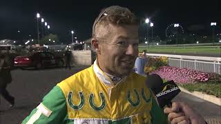 August 1, 2026 - Hambletonian Elimination - Winning Driver Interview with Tim Tetrick