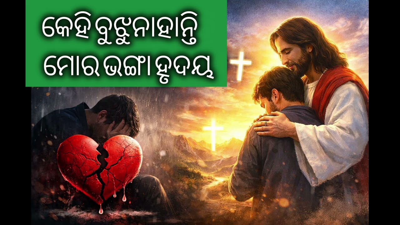 କେହି ବୁଝୁନାହାନ୍ତି ମୋର ଭଙ୍ଗା ହୃଦୟ | Odia Christian Sad Song