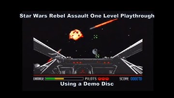 Megadrive Mega-CD Demo Disc Star Wars Rebel Assault One Level Playthrough :D #Sega Demo #DemoDisc