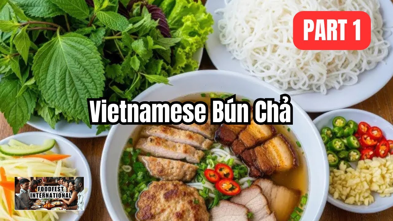 Вьетнамский Бун Чу (ханойская свинина на гриле и рисовая лапша). | Часть 1