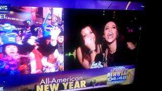 Woman says Fuck and Shit on Fox News on NYE 2014