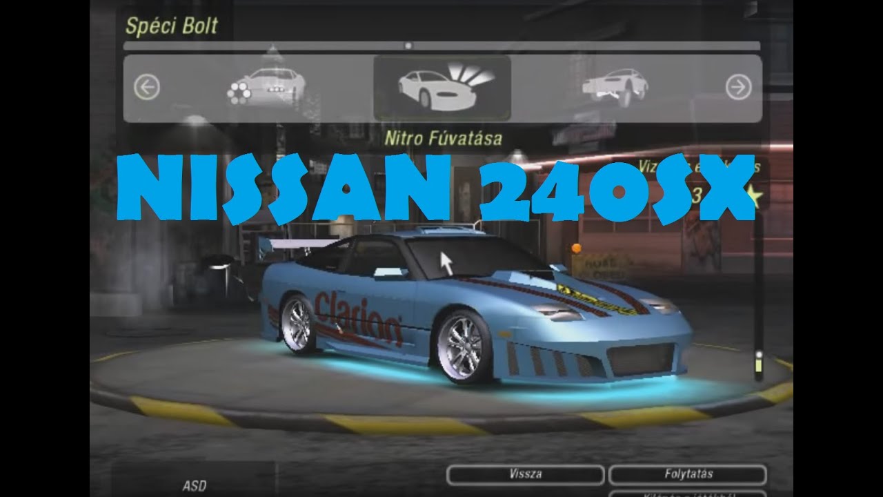 Need For Speed Underground 2 Nissan 240SX YouTube