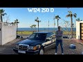 Mercedes Benz W124 250D اول فيديو لها في المغرب على قناتكم MAROC GT