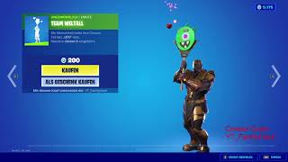 Team Weltall Emote Heute neu im Fortnite Item Shop