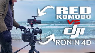 DJI RONIN 4D vs RED Komodo - Side-by-Side image quality comparison.