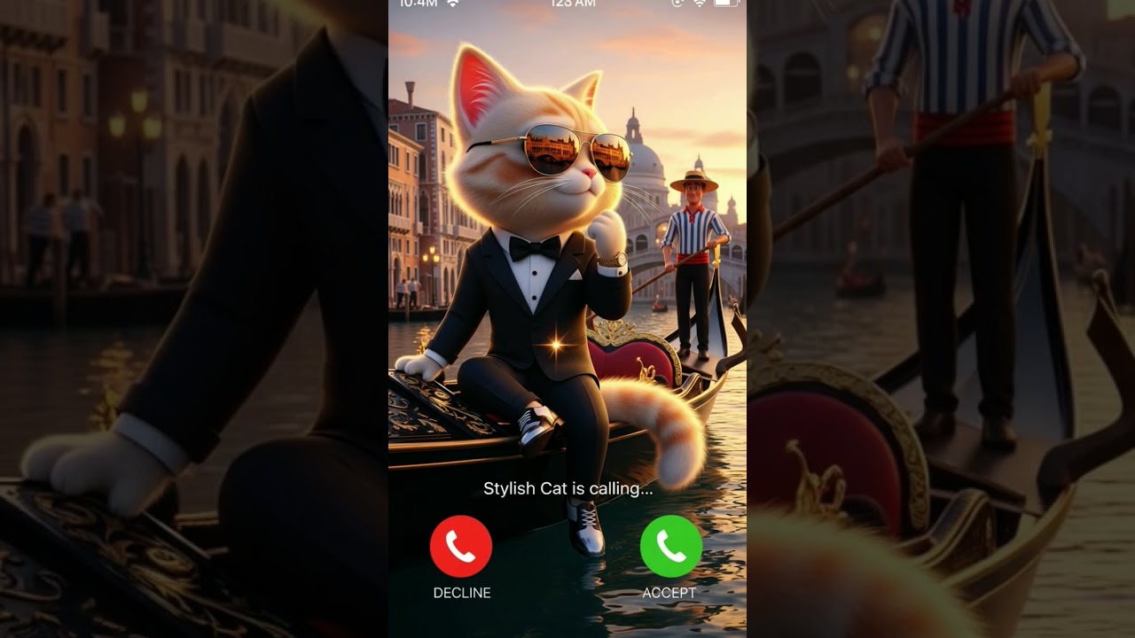 Stylish Cat is calling 